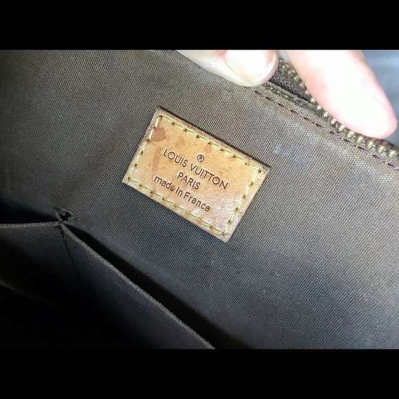 LV Dark Brown Patent Leather Tote - Picture 3 of 7